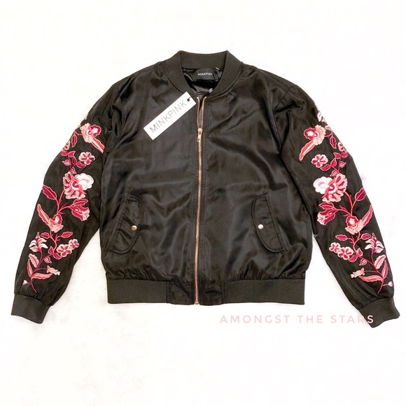 minkpink bomber jacket